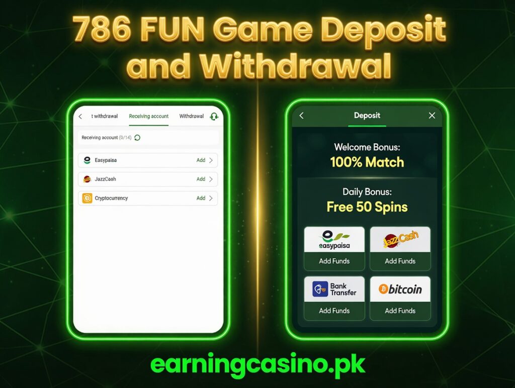 786 fun game deposit and withdrawal 