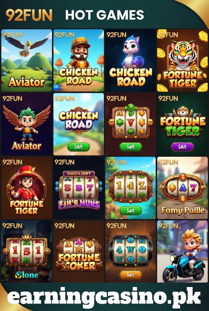 92FUN Game main interface