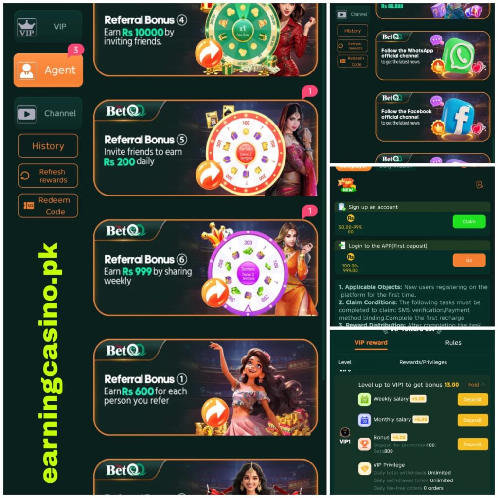 Betqq game rewards and bonuses