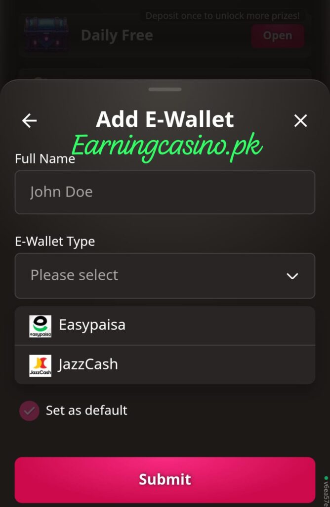 PKPOP Game cash in and cash out 
