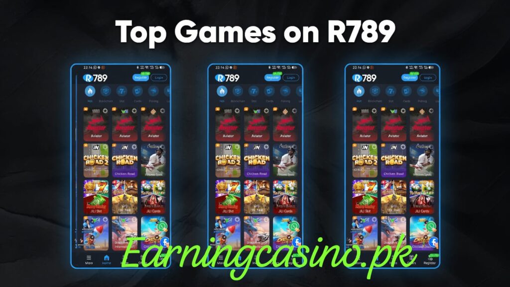 R789 Game interface