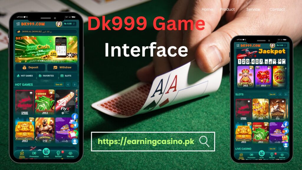 DK999 game main interface