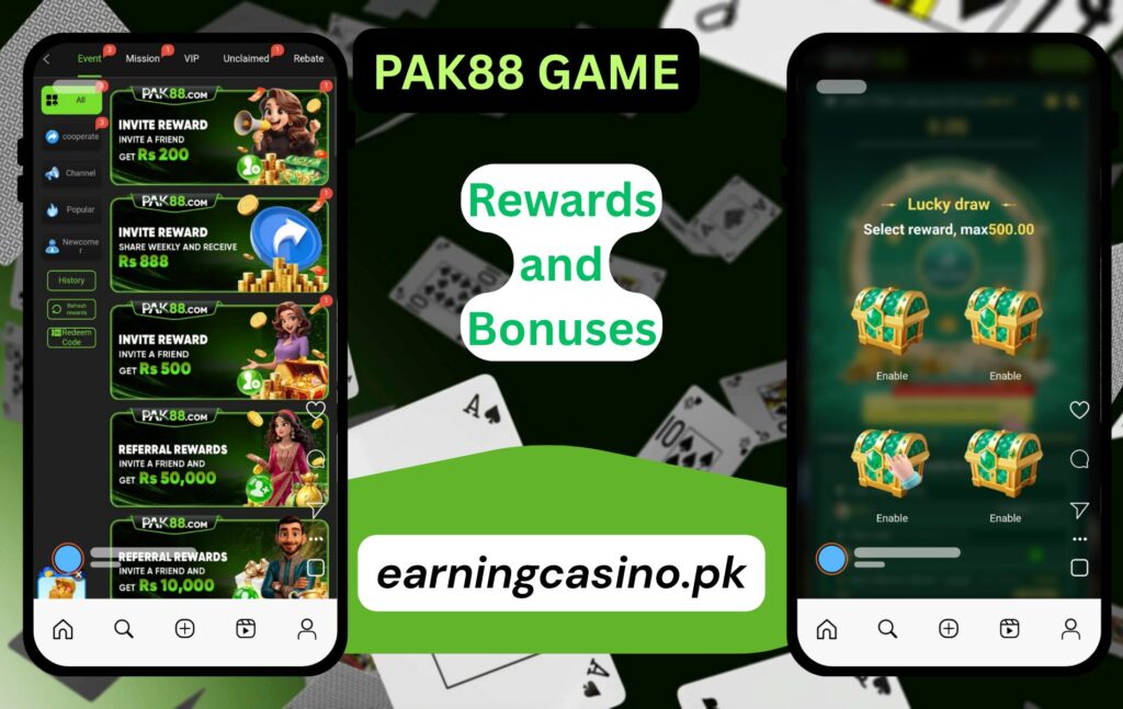 Pak88 Game Rewards and Bonuses