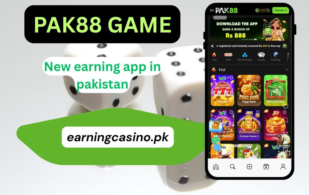 Pak88 Game main interface