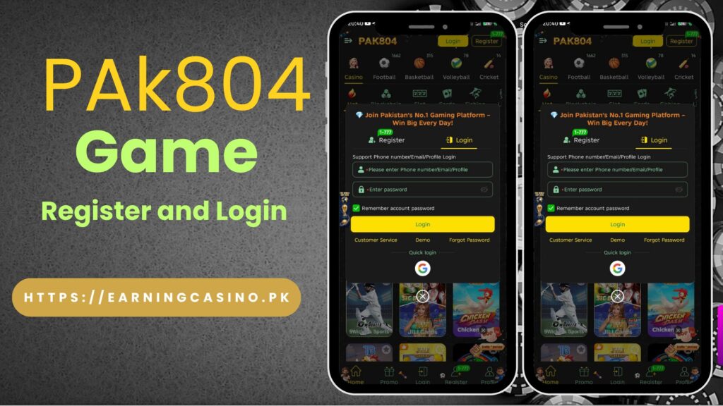 PAK804 Game Download Free for Android and IOS 2026(V6.6.12) PAK804 Game Register and Login